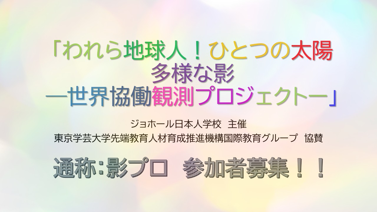東京学芸大学 先端教育人材育成推進機構 国際教育グループ